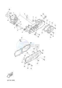 CW50L BOOSTER (2B6L) drawing CRANKCASE