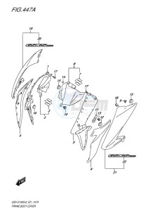 GSX-S 1000 drawing FRAME BODY COVER (PGZ AV4)