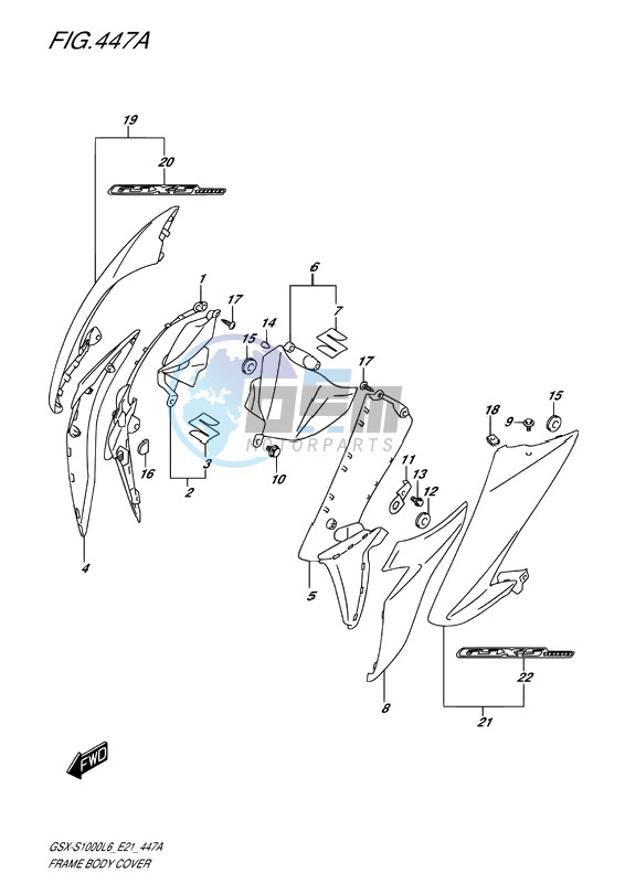 FRAME BODY COVER (PGZ AV4)