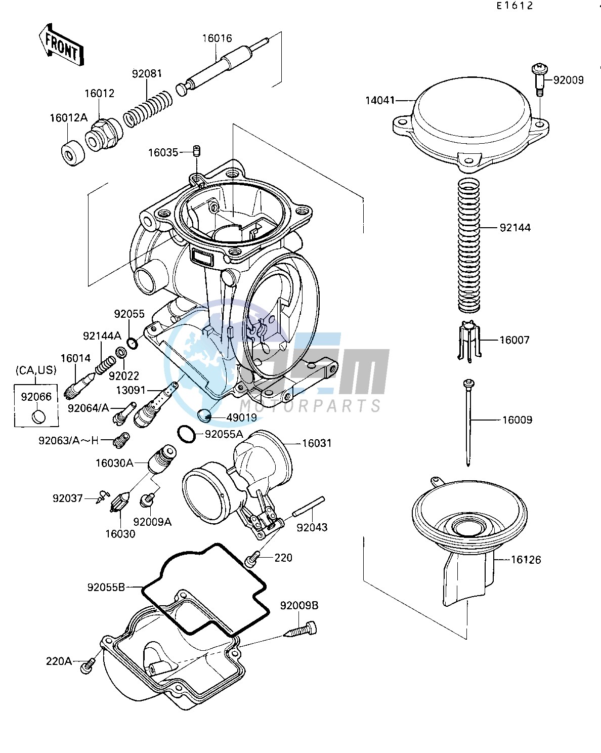 CARBURETOR PARTS