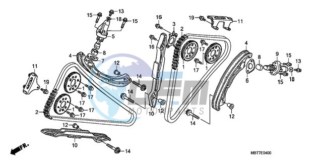 CAM CHAIN/TENSIONER