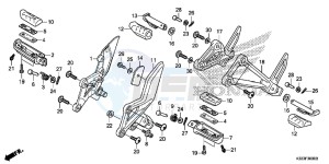 CBR300RF CBR300R Europe Direct - (ED) drawing STEP