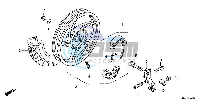 30 REAR WHEEL