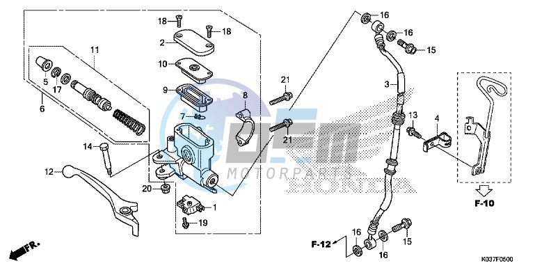 FRONT BRAKE MASTER CYLINDER