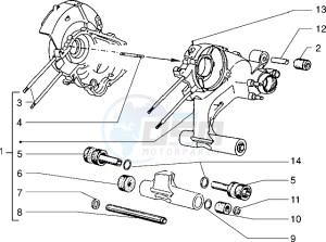 PX 125 E drawing Crankcase