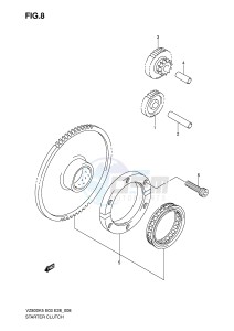 VZ800 (E3-E28) MARAUDER drawing STARTER CLUTCH