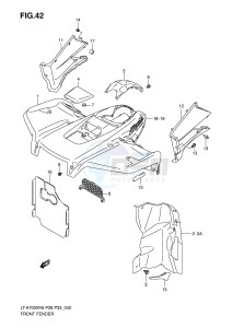 LT-A700X (P28-P33) drawing FRONT FENDER (MODEL K6)