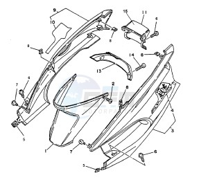 XC FLY ONE 150 drawing REAR BODY