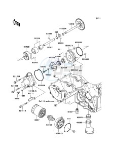 Z750 ZR750L7F GB XX (EU ME A(FRICA) drawing Oil Pump