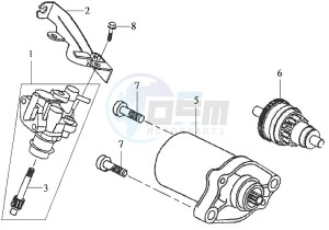 DD50 FIX drawing STARTER / OILPUMP