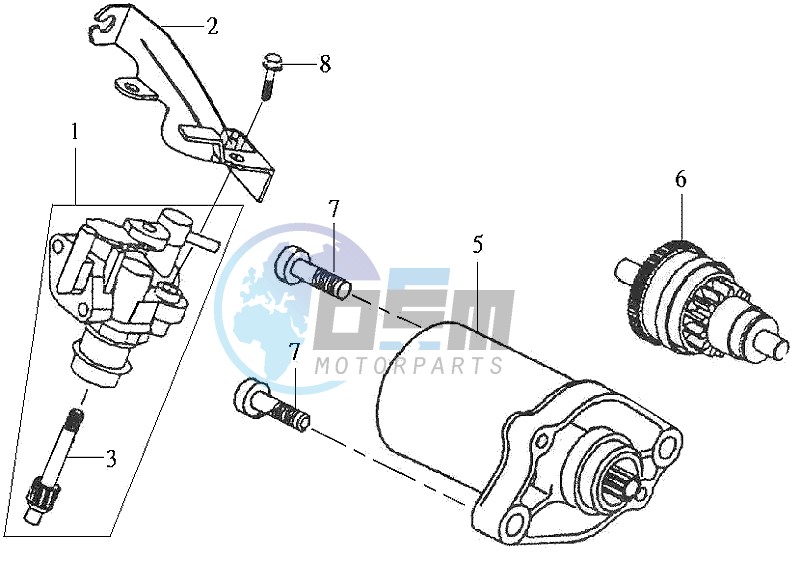 STARTER / OILPUMP