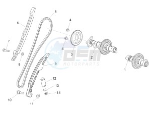 Tuono 1000 v4 R APRC ABS drawing Rear cylinder timing system