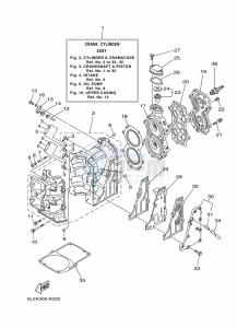 25NMHS drawing CYLINDER--CRANKCASE