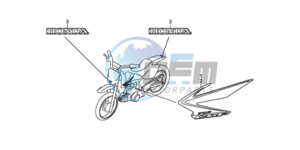 STRIPE/MARK (CRF70F8)