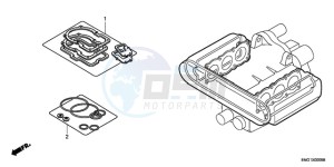 GL18009 UK - (E / AB MKH NAV) drawing GASKET KIT A