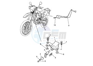 WR 400-426 F 426 drawing LOCK ASSY, STEERING EURO KIT