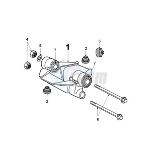 FOX N BN drawing ENGINE BRACKET