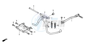 NPS50 drawing STAND/KICK PEDAL