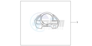 CB600F9 Europe Direct - (ED) drawing METER PANEL