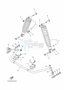 YFM700FWAD YFM7NGPAK (B4FN) drawing REAR SUSPENSION