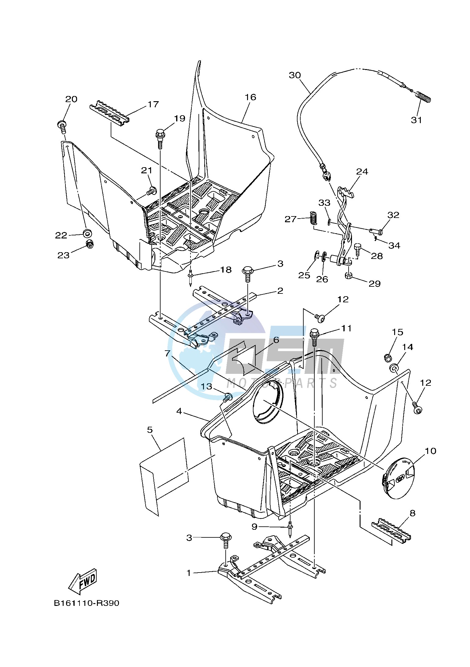 STAND & FOOTREST