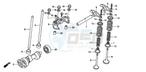 TRX450FM drawing CAMSHAFT