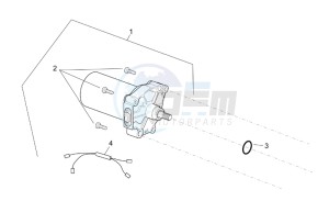 SR 125-150 drawing Starter motor