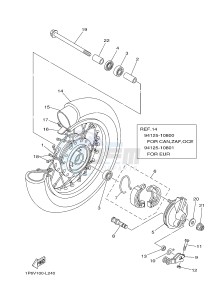 TT-R50E (2CJ3 2CJ4) drawing FRONT WHEEL