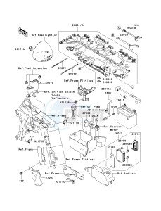 VN 1600 D [VULCAN 1600 NOMAD] (D6F-D8FA) D6F drawing CHASSIS ELECTRICAL EQUIPMENT