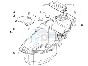 Fly 50 4t (USA) drawing Helmet box - Undersaddle