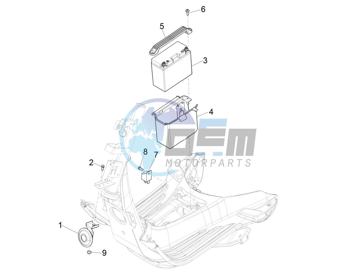 Remote control switches - Battery - Horn