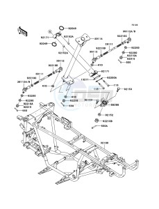 KVF360_4X4 KVF360-A3 EU GB drawing Frame