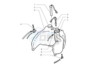 Ark LC Blue-Silver 125 drawing Fuel tank-Oil tank