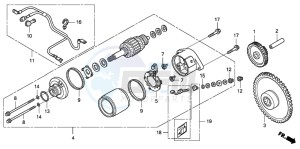 SH150 125 drawing STARTING MOTOR