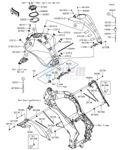 Z1000 ABS ZR1000GEF FR GB XX (EU ME A(FRICA) drawing Fuel Tank