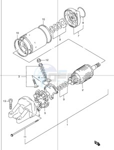 GSF1200 (E2) Bandit drawing STARTING MOTOR