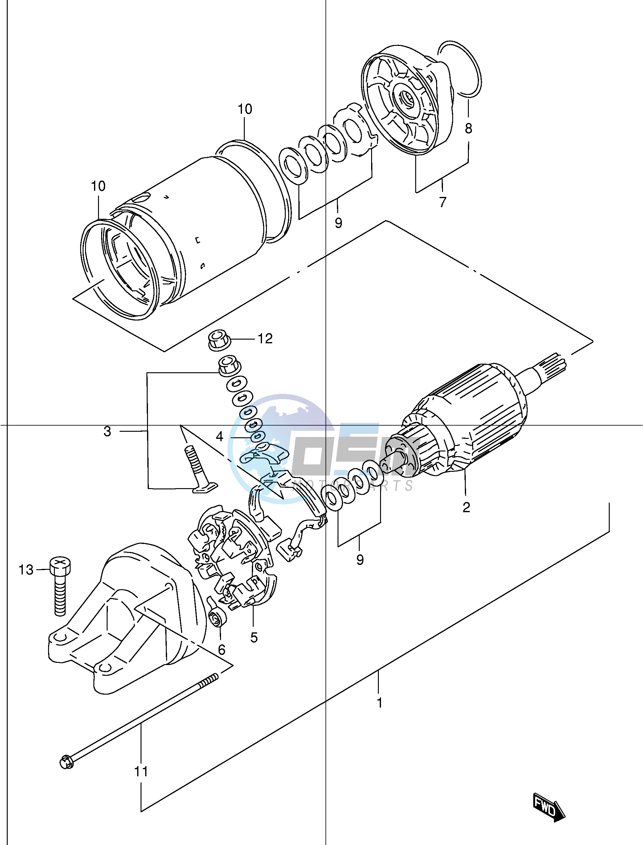 STARTING MOTOR