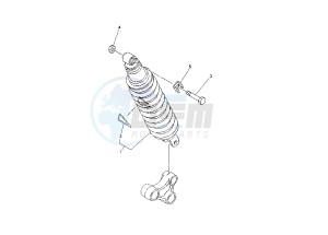 XT X 660 drawing REAR SHOCK ABSORBER