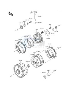 KX 80 R T [KX80] (R4-T4 BIG WHEEL R5) [KX 80 BIG WHEEL] drawing CLUTCH