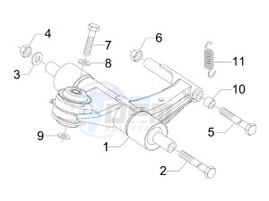 S 125 4T (Euro 3) UK drawing Swinging arm