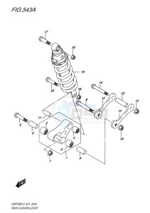 GSR750Z EU drawing REAR CUSHION LEVER