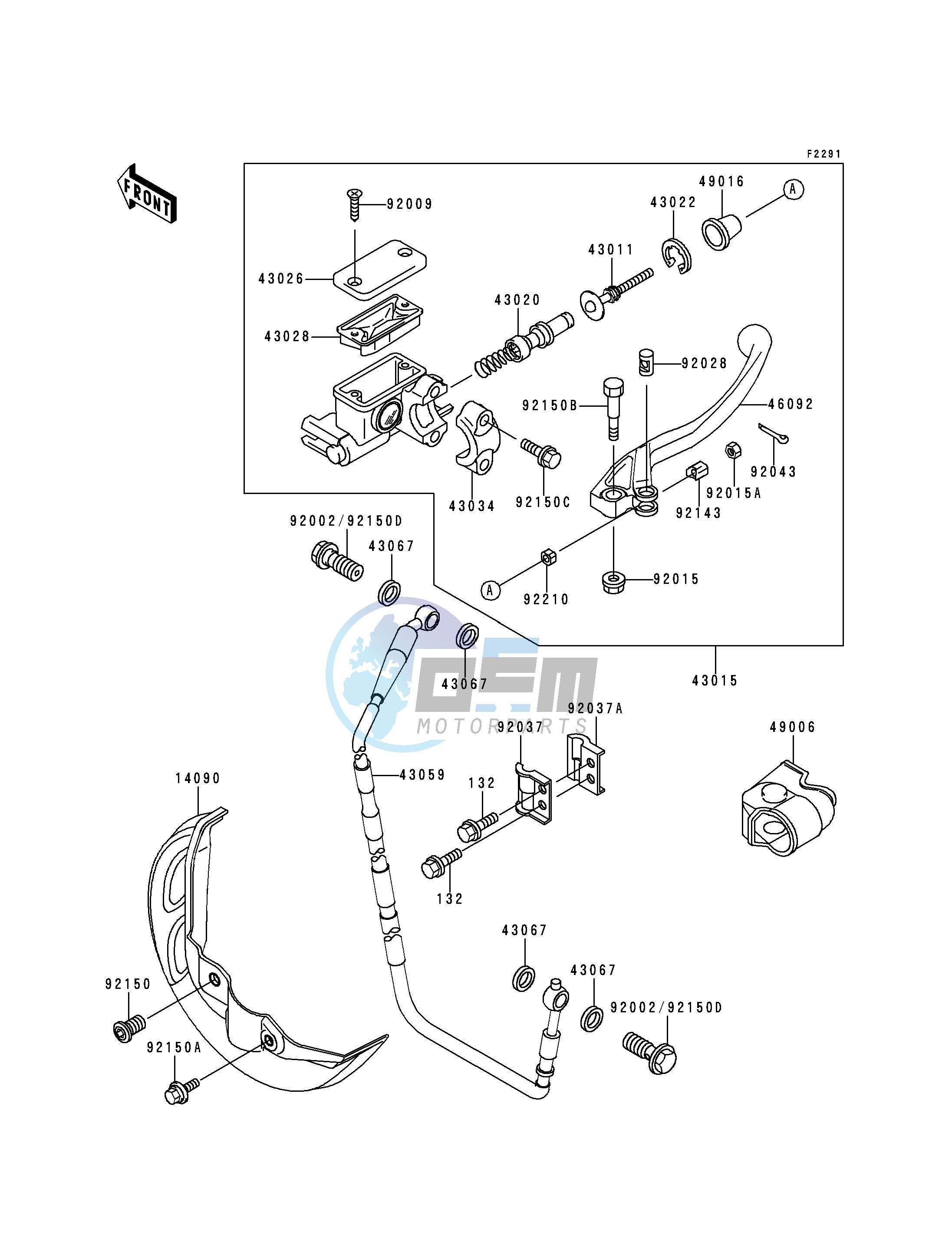 FRONT MASTER CYLINDER