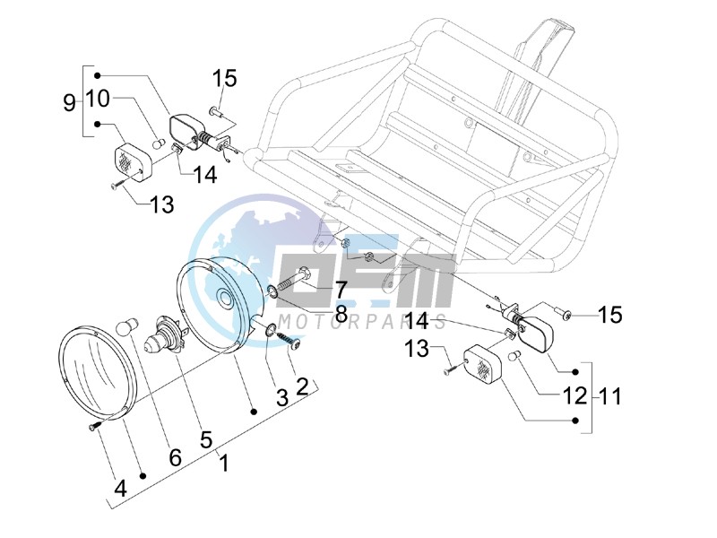 Head lamp - Turn signal lamps