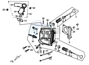 SYMPLY 50 L7 drawing CYLINDER / CYLINDER HEAD