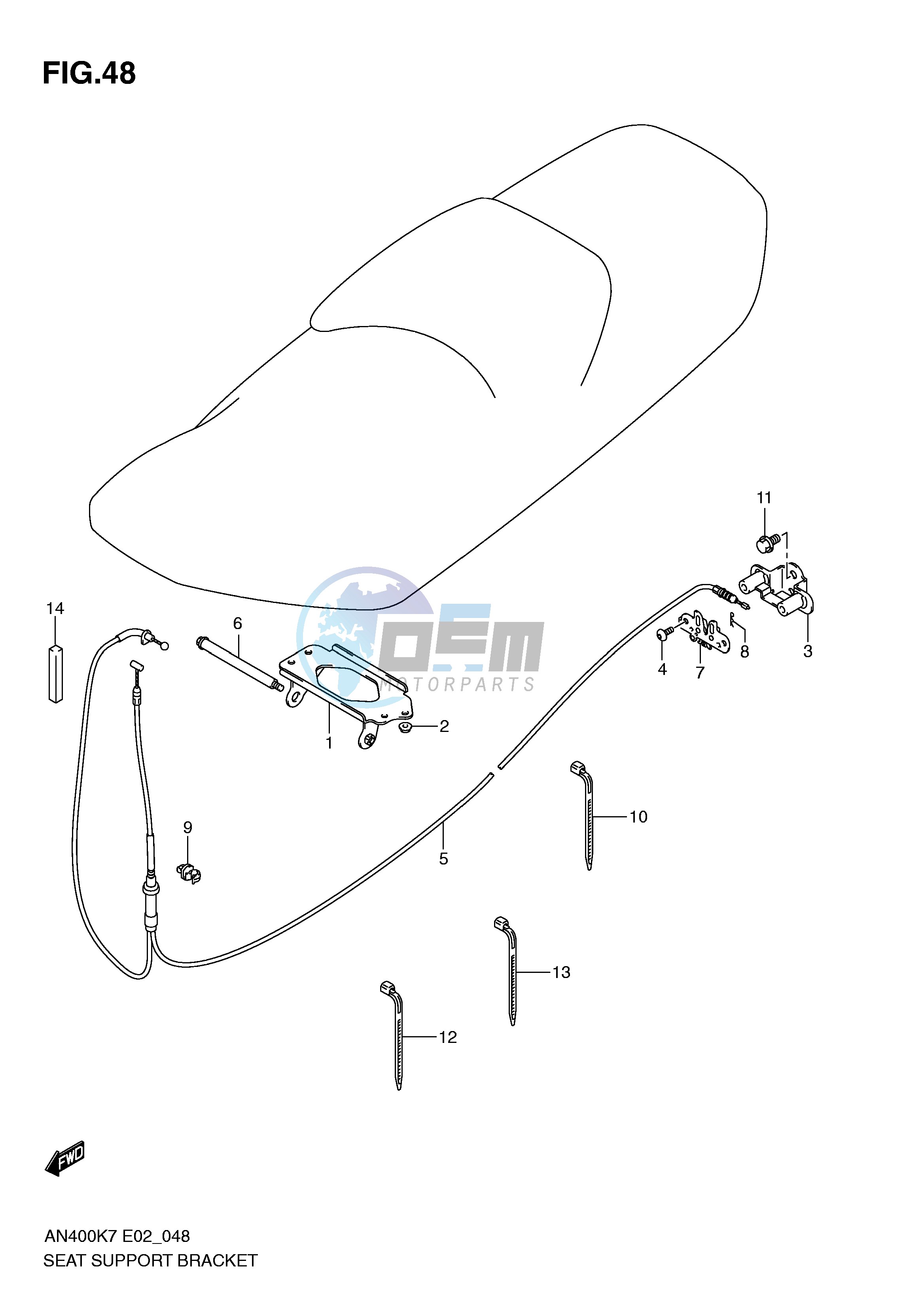 SEAT SUPPORT BRACKET