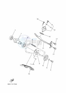 YFM450FWB KODIAK 450 (BJ5D) drawing CAMSHAFT & CHAIN