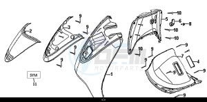 ALLO 50 (45 KM/H) (AJ05WA-EU) (L8-M0) drawing FRONT COVER FRONT INNER BOX