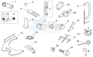 Stelvio 1200 8V STD - NTX drawing Specific tools I