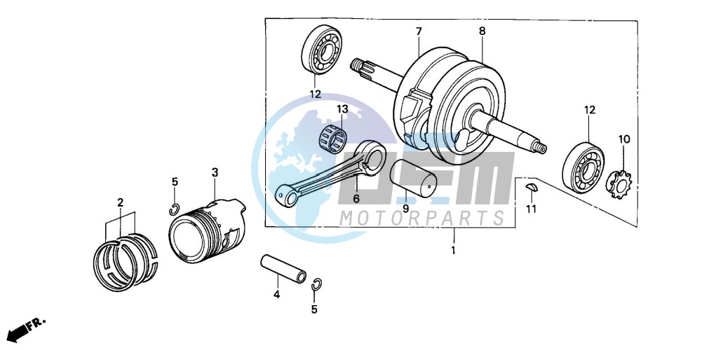 CRANKSHAFT/PISTON