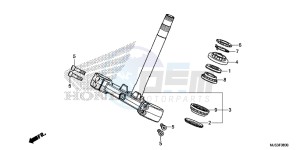 NC750JF Vultus - NC750J Europe Direct - (ED) drawing STEERING STEM